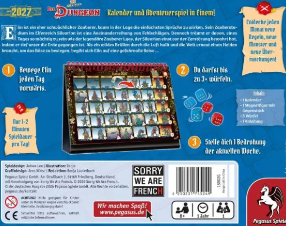365 Abenteuer - Der Dungeon (Kalender Edition 2027)