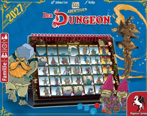 365 Abenteuer - Der Dungeon (Kalender Edition 2027)