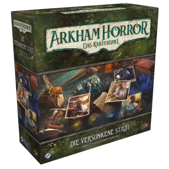 Arkham Horror: Das Kartenspiel - Die Versunkene Stadt (Ermittler-Erw.)