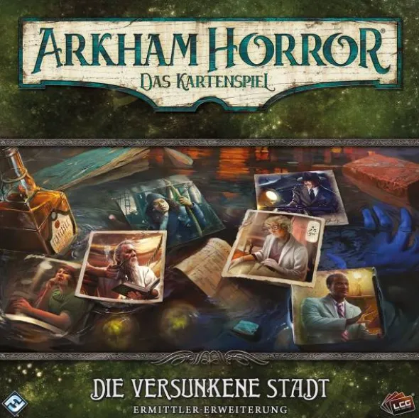 Arkham Horror: Das Kartenspiel - Die Versunkene Stadt (Ermittler-Erw.)