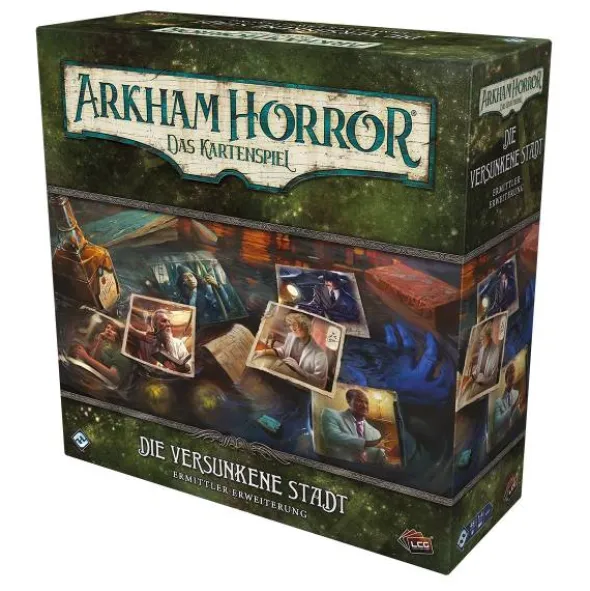 Arkham Horror: Das Kartenspiel - Die Versunkene Stadt (Ermittler-Erw.)