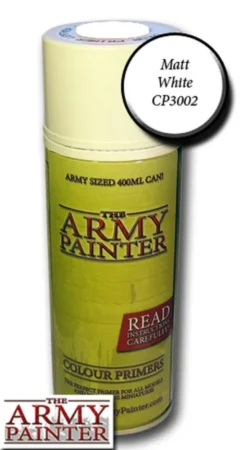 Army Painter - Base Primer - Matt White Spray (400ml)