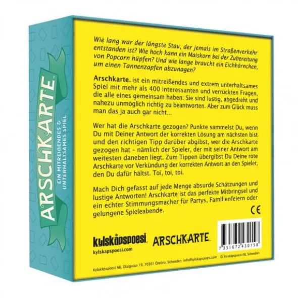 Arschkarte – Wer hat die Arschkarte gezogen?