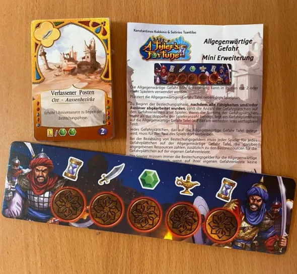 A Thief's Fortune: Allgegenwärtige Gefahr + 30 Kickstarter-Karten (Mini Erw.) (deutsch)