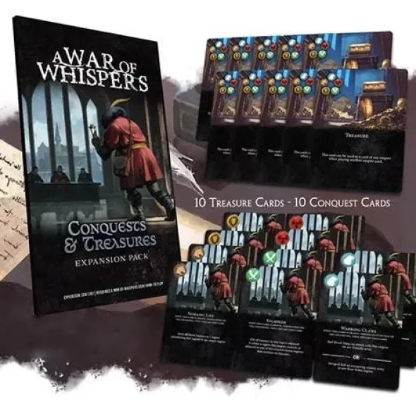 A War of Whispers Conquests and Treasures Pack (Exp.) (engl.)