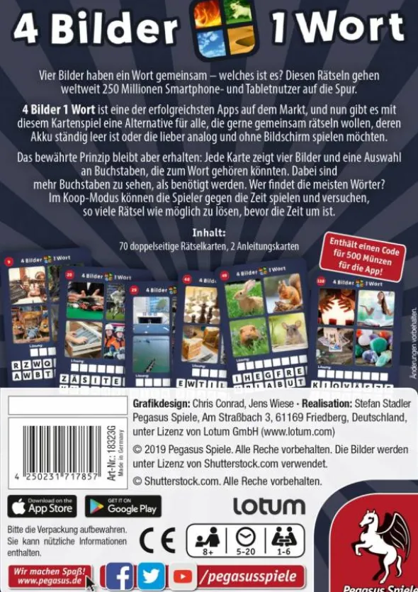 4 Bilder 1 Wort - Das Kartenspiel