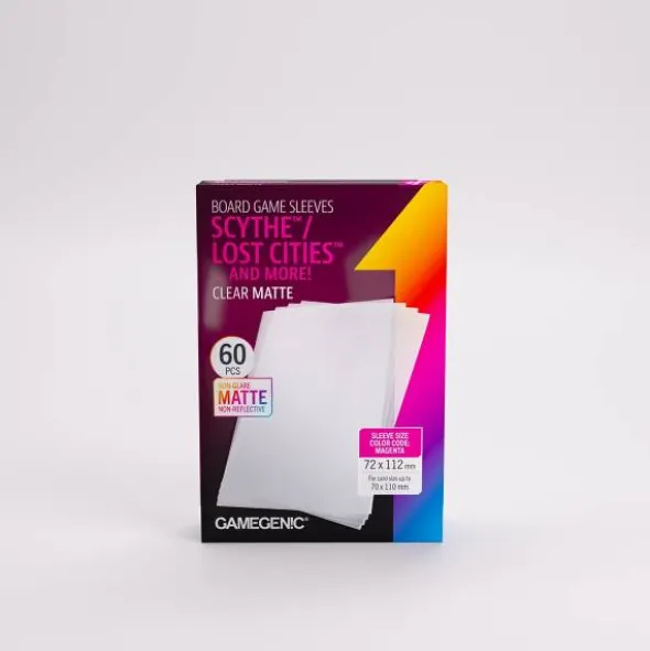 Board Game Sleeves Scythe Clear Matte