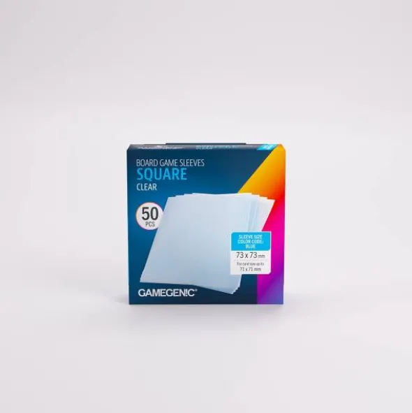 Board Game Sleeves Square Clear