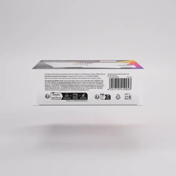 Board Game Sleeves Standard Card Game Clear Matte Value Pack 200 (66mm x 91mm)
