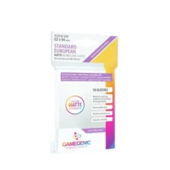 Board Game Sleeves Standard European Clear Matte (62mm x 94mm)