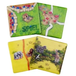 Carcassonne + Carcassonne Safari: Promo - 4 Extra-Plättchen (Mini-Erw.)