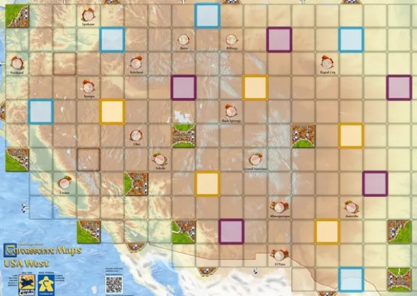 Carcassonne: Maps (7er Set) (Mini-Erw.) (deutsch/engl.)