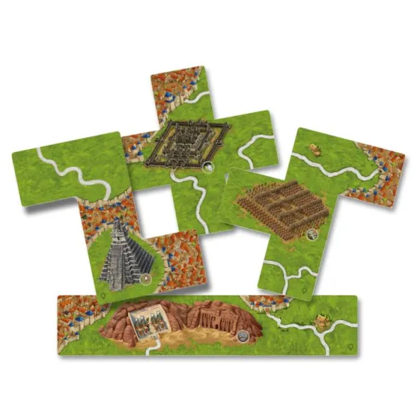 Carcassonne 3.0 - Wunder der Menschheit SET II (Mini-Erw.) (deutsch/engl.)