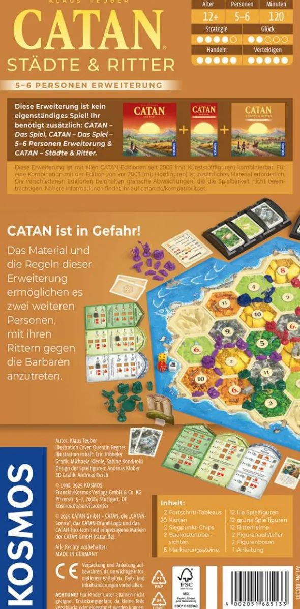 CATAN Städte & Ritter 5/6
