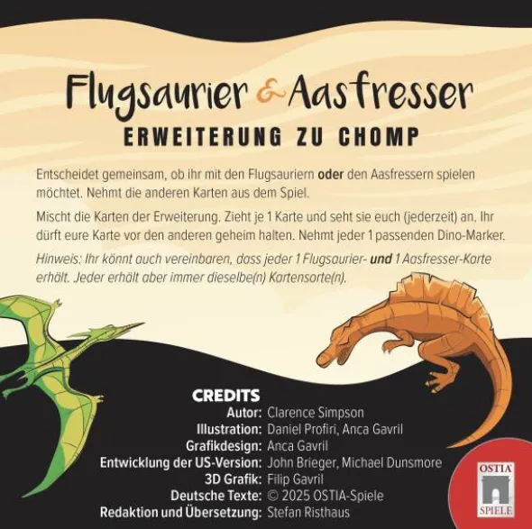 Chomp - Flugsaurier und Aasfresser (Erw.)