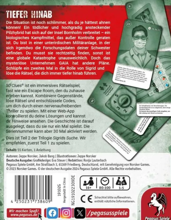 50 Clues – Tiefer hinab (Sigrids Suche, Teil 2 von 3)