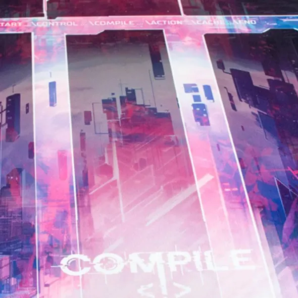Compile Playmat/Spielmatte (Purple Edition) (Erw.)