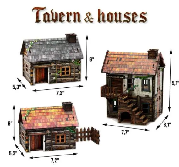 Constructions Set - Tavern & Houses