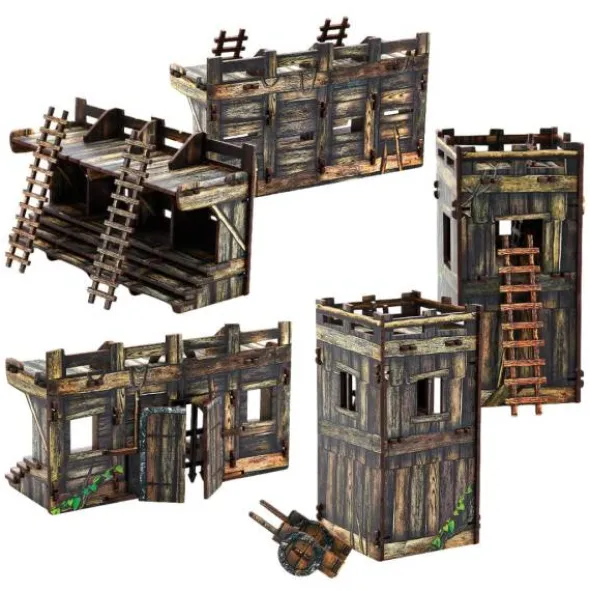 Constructions Set - Wooden Barrier