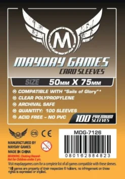 Custom Card Sleeves (100) 50mm x 75mm - 7126