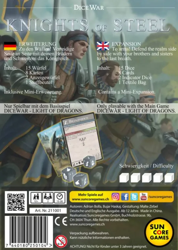 DiceWar - Knights of Steel (deutsch/engl.)