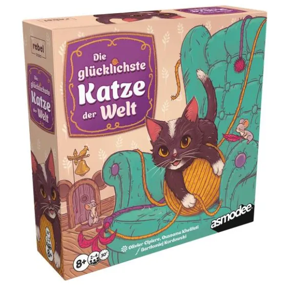 Die glücklichste Katze der Welt