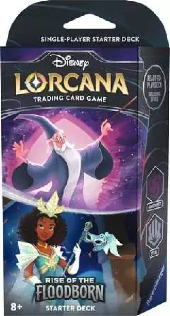 Disney Lorcana: Rise of the Floodborn - Amethyst Steel Starter Deck (engl.)