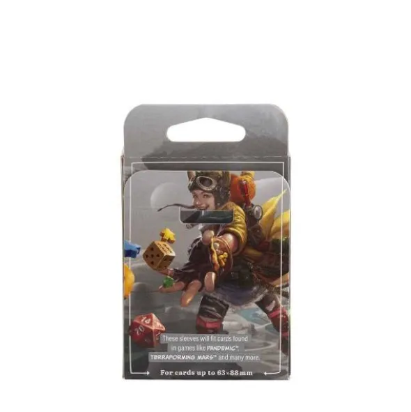 Dragon Shield: Board Game Sleeves Clear/NonGlare – Common Standard 63mm x 88mm (100)