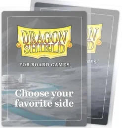 Dragon Shield: Board Game Sleeves Clear/NonGlare – Common Standard 63mm x 88mm (100)