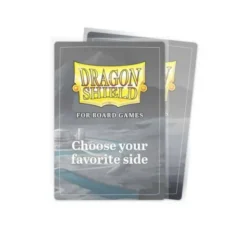 Dragon Shield: Board Game Sleeves Clear/NonGlare – Grand Standard 88mm x 126mm (100)