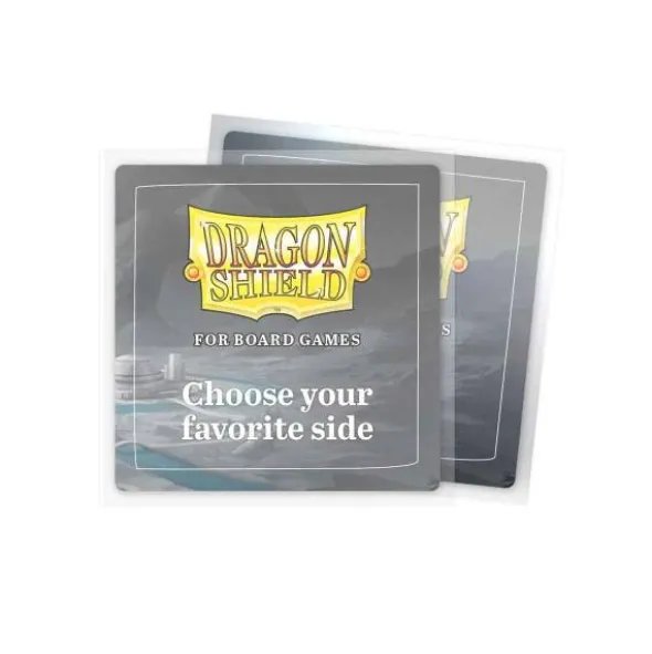 Dragon Shield: Board Game Sleeves Clear/NonGlare – Square 59mm x 92mm (100)