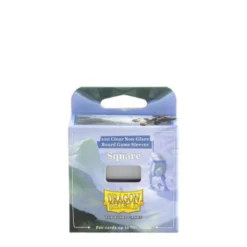Dragon Shield: Board Game Sleeves Clear/NonGlare – Square 59mm x 92mm (100)
