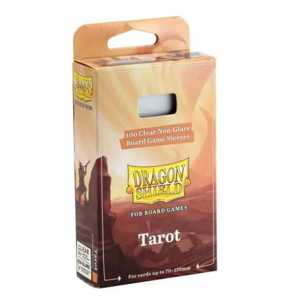 Dragon Shield: Board Game Sleeves Clear/NonGlare – Tarot 70mm x 120mm (100)