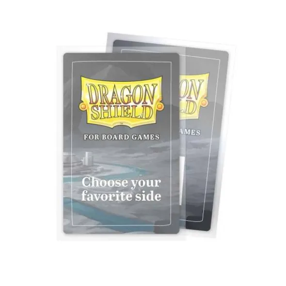 Dragon Shield: Board Game Sleeves Clear/NonGlare – American Standard 57mm x 89mm (100)