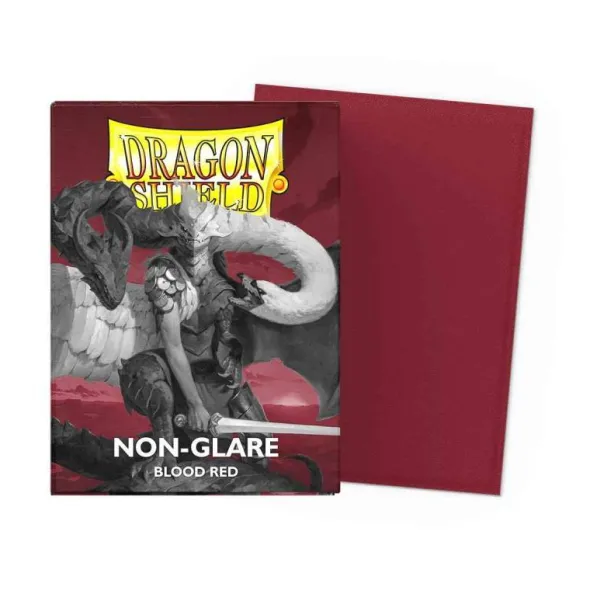 Dragon Shield: Matte, Blood Red, Non Glare V2 (100)