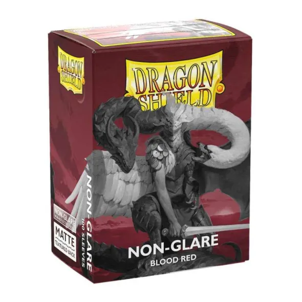 Dragon Shield: Matte, Blood Red, Non Glare V2 (100)