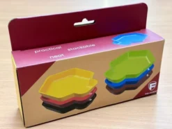 6er-Pack Shell Tokenhalter/Schälchen ROT