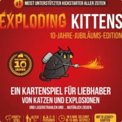Exploding Kittens: 10-Jahre-Jubiläums-Edition (Tin)