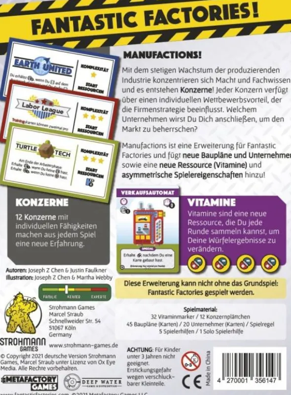 Fantastic Factories: Manufactions (Erw.) (deutsch)