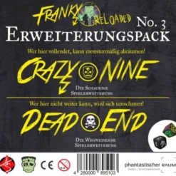 Franky Reloaded: Crazy Nine & Dead End (deutsch/engl.) (Erw. 1)