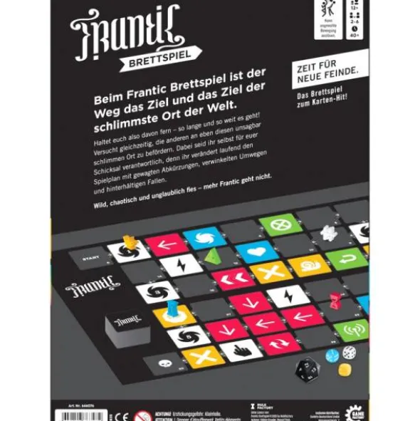FRANTIC: Brettspiel