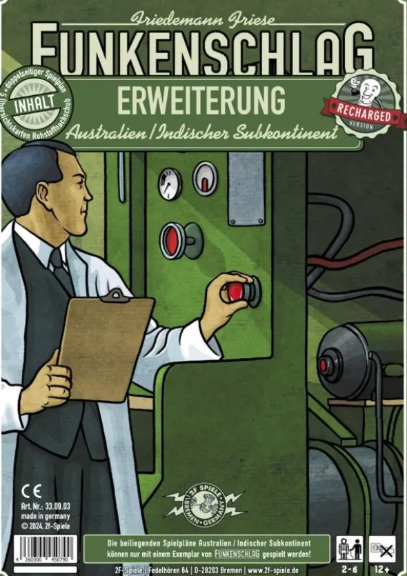 Funkenschlag Erw. 9 (Recharged Version): Australien/Indischer Subkontinent