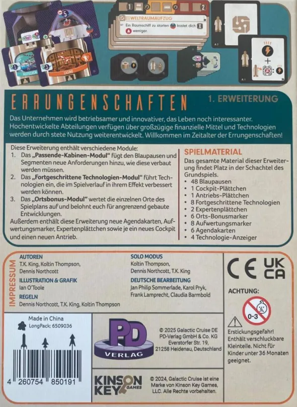 Galactic Cruise: Erungenschaften (Erw.)