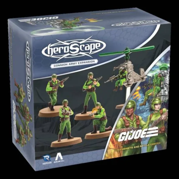 G.I. JOE Heroscape Greenshirts and Battle Copter Army (Exp.) (engl.)