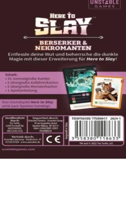 Here to Slay - Berserker & Nekromanten (Erw.)