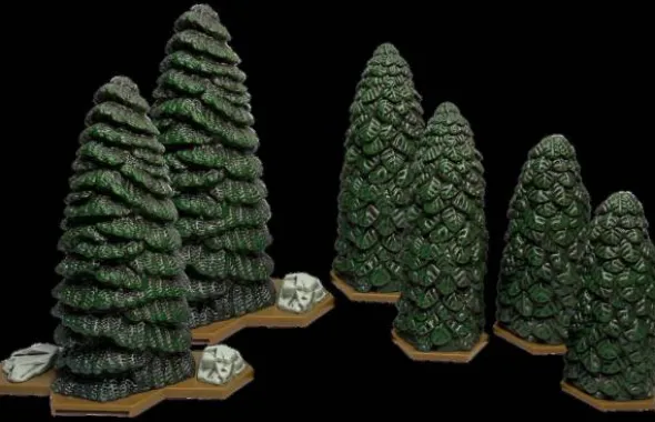 Heroscape Forests of Valhalla Terrain (Exp.) (engl.)