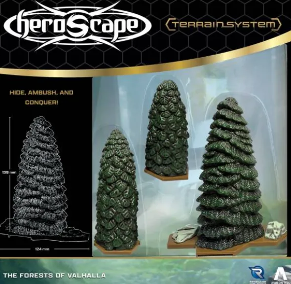 Heroscape Forests of Valhalla Terrain (Exp.) (engl.)