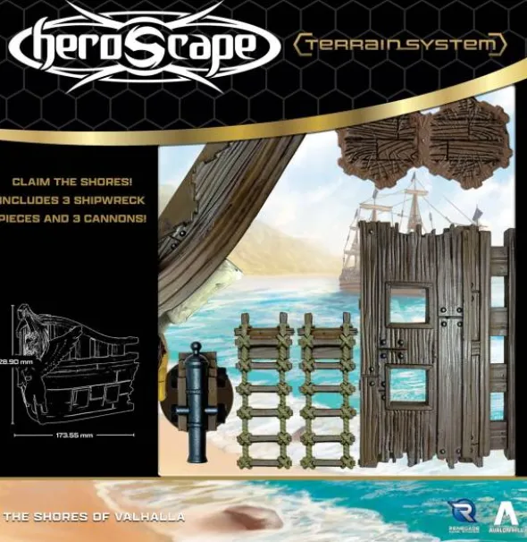 Heroscape Shores of Valhalla Terrain (Exp.) (engl.)