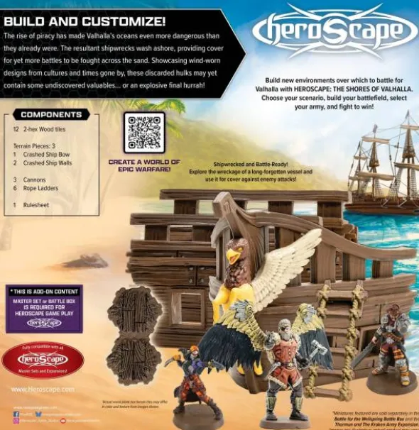 Heroscape Shores of Valhalla Terrain (Exp.) (engl.)