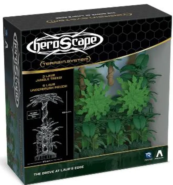 HeroScape Terrain System The Grove at Laurs Edge (Exp.) (engl.)